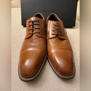 Zanzara (DAYES) Men’s Leather Cognac Oxfords Size 10.5